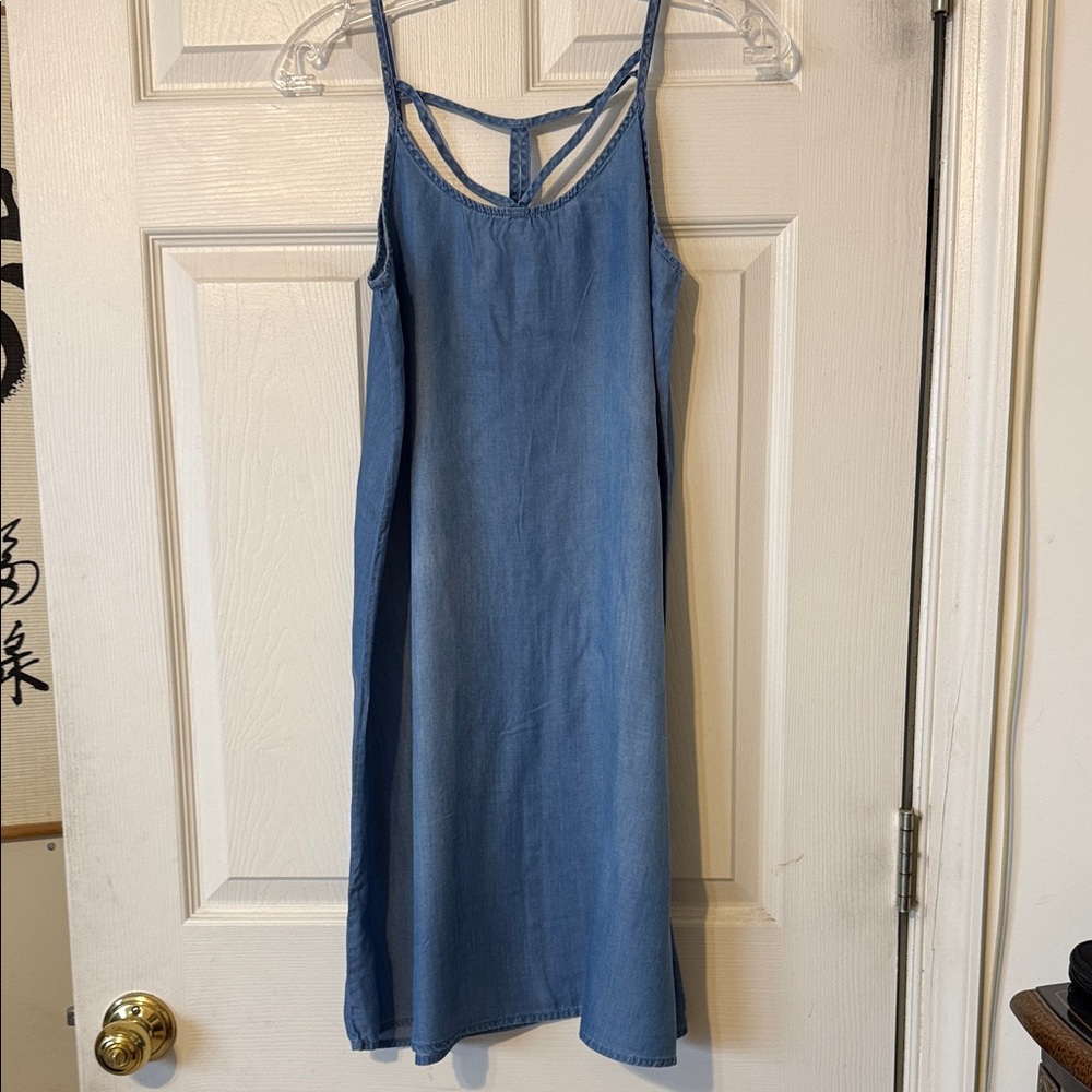 SO Light Blue Denim Top